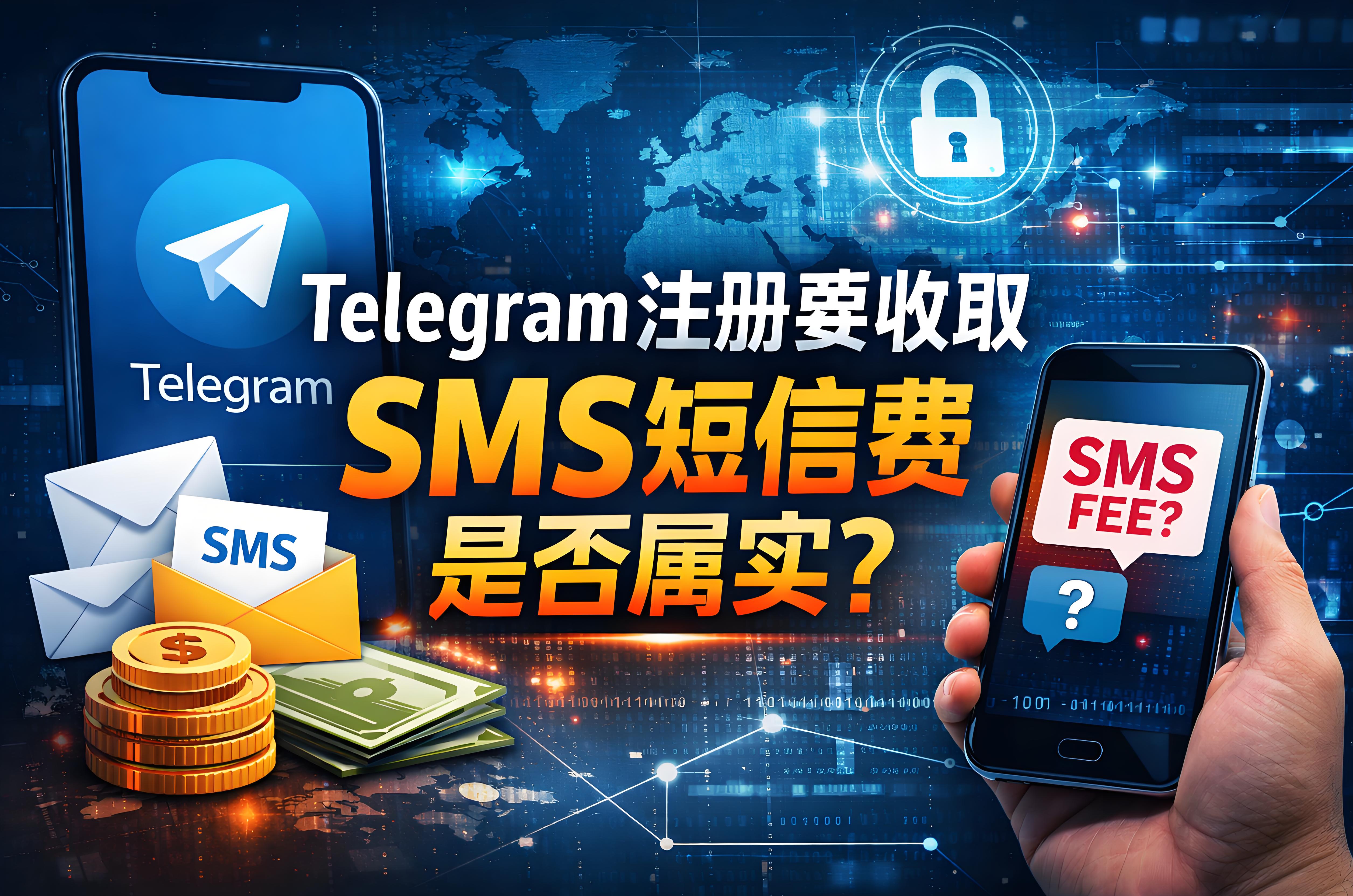 揭晓Telegram注册是不是要收SMS费用？