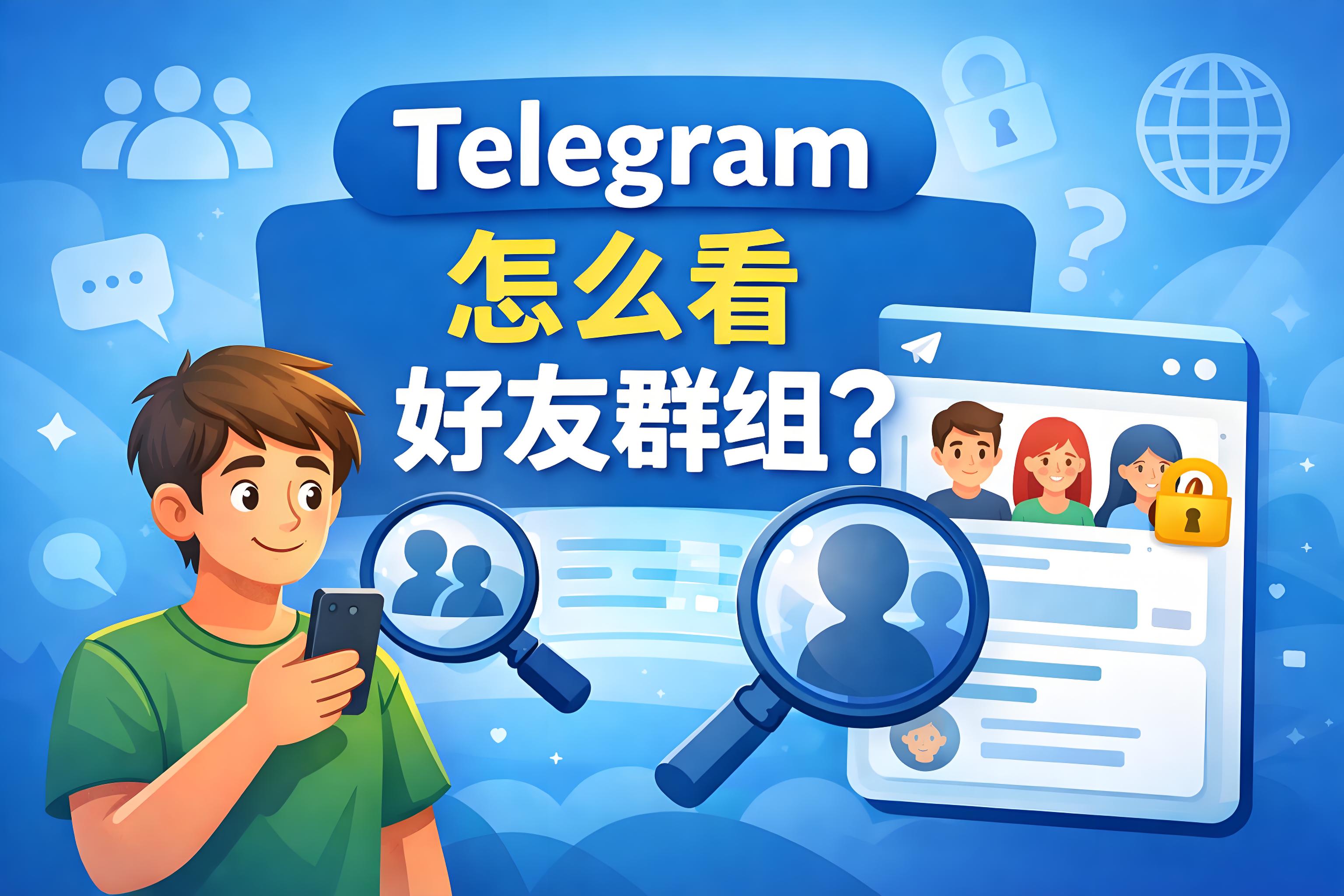 Telegram查看好友群组有什么窍门？